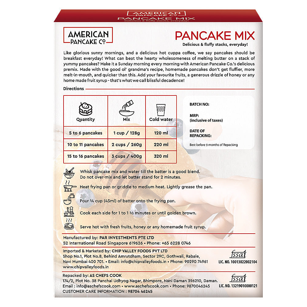 Eggless Pancake Recipe