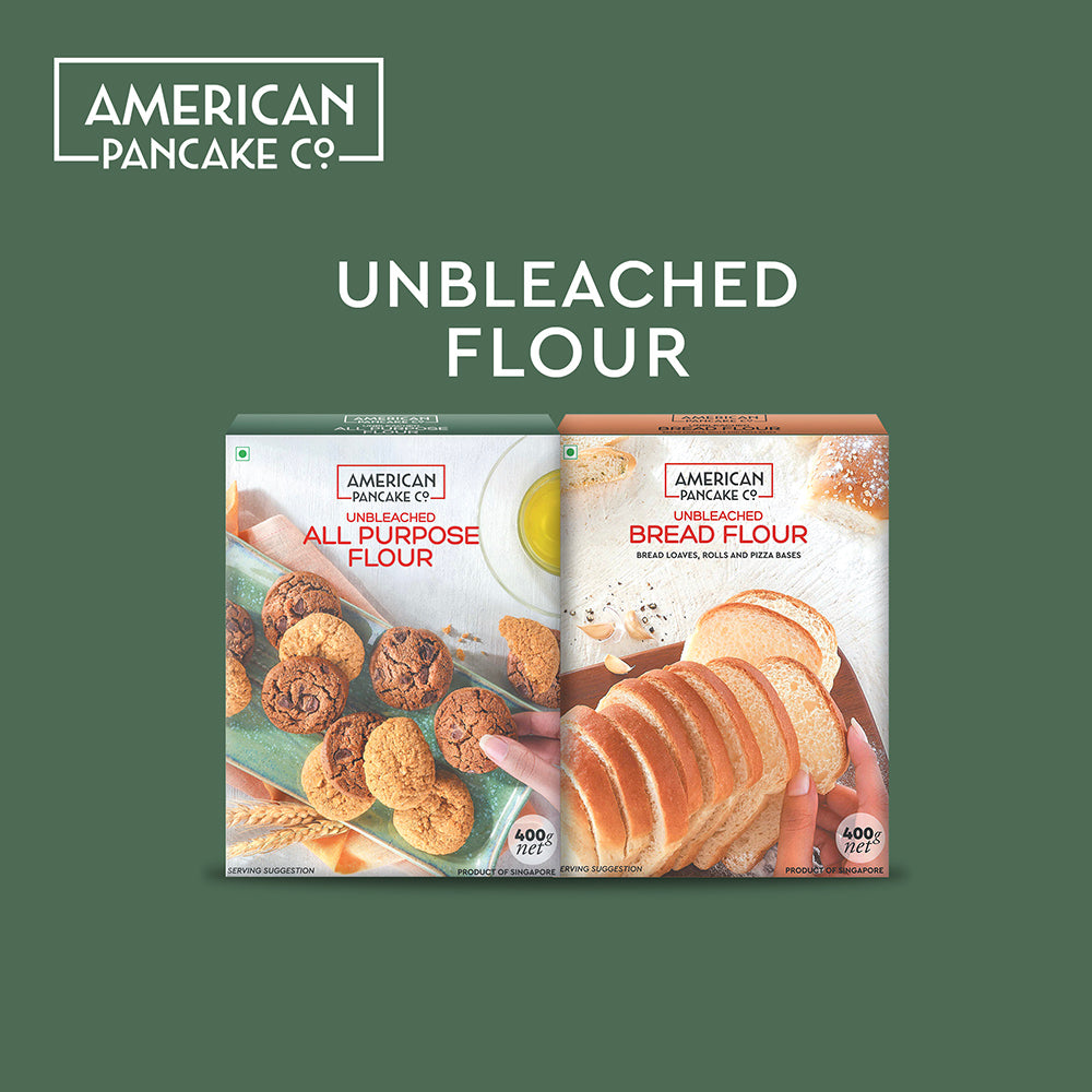 Unbleached All Purpose Flour (400g) | No Preservatives Or Bleach | Milled from Premium Quality Grains | Product of Singapore |