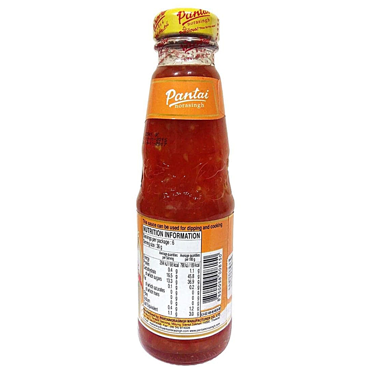 PANTAI SWEET CHILI SAUCE WITH GINGER 200ML