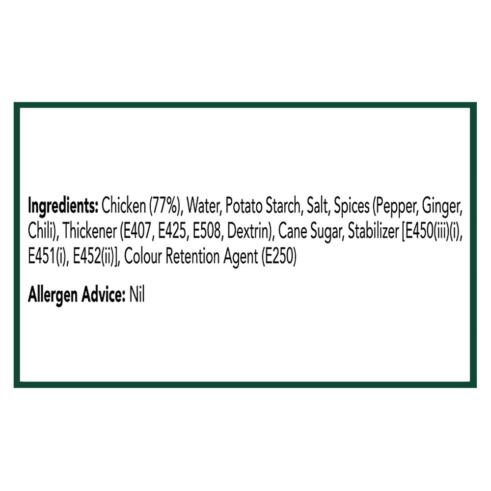 El-Dina Chicken Cheese Meat Loaf Ingredients